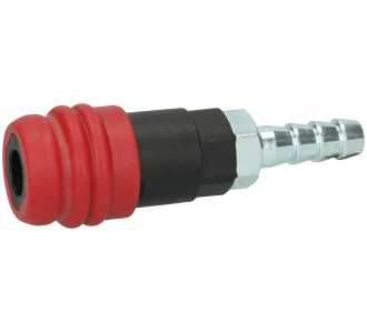 KS Tools 2 Stufen-Druckluft-Sicherheitskupplung mit Schlauchtülle, 11 mm