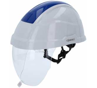 KS Tools Arbeits-Schutzhelm mit Gesichtsschutz, blau