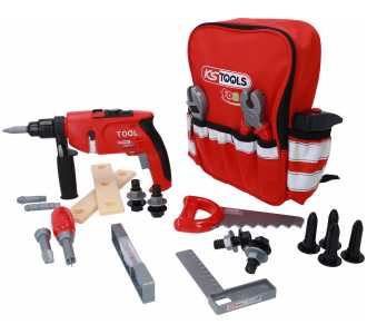 KS Tools Werkzeug-Rucksack für Kinder mit Sortiment, 25-tlg.