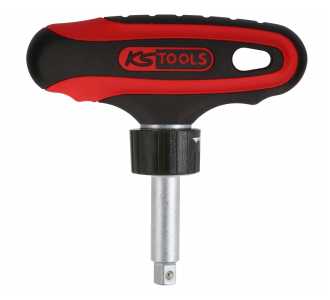 KS Tools 1/4" ERGOTORQUEmax T-Griff-Umschaltknarre, 45 Zahn