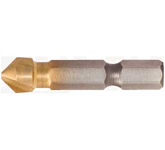 KS Tools 1/4" HSS TiN Kegel- und Entgratsenker-Bit 90°, 12,4 mm