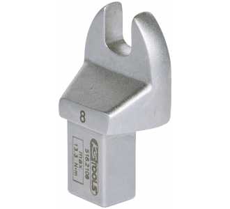 KS Tools 9x12 mm Einsteck-Maulschlüssel, 8 mm