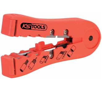 KS Tools Abisolierwerkzeug für Datenkabel, 2,5-12 mm