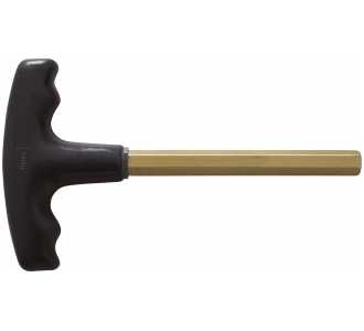 KS Tools BRONZEplus Innensechskant-Winkelstiftschlüssel mit T-Griff 10 mm