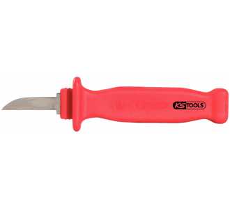 KS Tools Kabel-Abisoliermesser mit Schutzisolierung, 200 mm