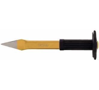 KS Tools Kreuzmeißel mit Handschutzgriff, flach oval, 250 mm