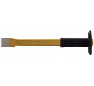 KS Tools Maurermeißel mit Handschutzgriff,flach oval,33x1000 mm