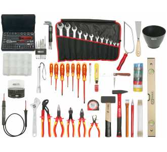 KS Tools Premium Elektriker-Werkzeugkoffer, Nylontasche, 132-tlg.