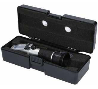 KS Tools Refraktometer - optisches Prüfgerät für Batterieflüssigkeit, Frostschutzmittel und AdBlue -Zusätze