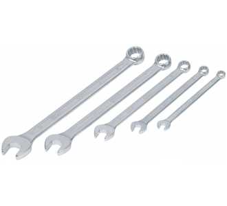 KS Tools Ringmaulschlüssel-Satz, extra lang, 5-tlg. 8-19 mm