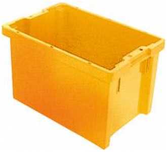 Drehstapelbehälter 65 l B600xT400xH350 mm gelb