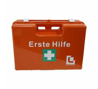 Lüllmann Erste-Hilfe-Koffer "L", mit Füllung gem. DIN 13169, inkl. Wandhalterung