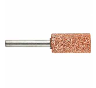 LUKAS Schleifstift ZY Zylinderform für Stahl/Stahlguss 3x6 mm Schaft 3 mm, Korn 100, Edelkorund