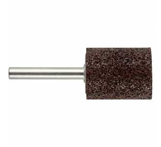 LUKAS Schleifstift ZY Zylinderform für Werkzeugstähle 13x32 mm Schaft 6 mm, Korn 24 weich