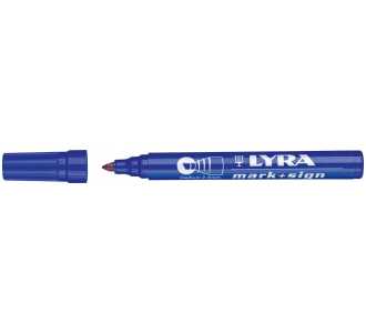 Lyra Filzschreiber blau 1112-6 mm Keilspitze