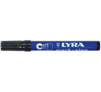 Lyra Filzschreiber schwarz 1112-6 mm Keilspitze