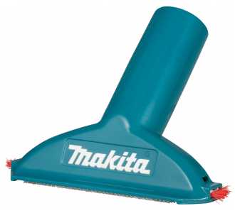 Makita Polsterdüse 120 mm, petrol, Seitenbürsten, für Staubsauger