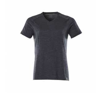 Mascot ACCELERATE T-Shirt, Damenpassform mit feuchtigkeitstransportierendem COOLMAX® PRO und V-Ausschnitt Gr. XS schwarzblau