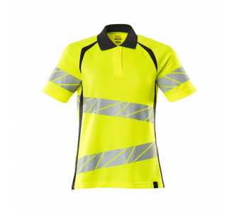 Mascot Polo-Shirt, Damenpassform Polo-shirt Gr. L ONE, hi-vis gelb/schwarzblau