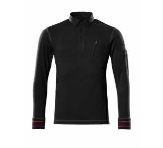 Mascot Polo-Sweatshirt IOS FRONTLINE langarm 50352 Gr. 2XL schwarz