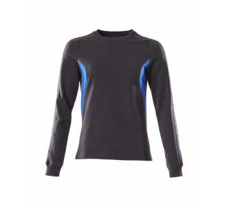 Mascot Sweatshirt ACCELERATE moderne Passform, Damen 18394 Gr. 2XL schwarzblau/azurblau
