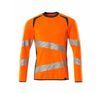 Mascot Sweatshirt, moderne Passform Sweatshirt Gr. 2XLONE, hi-vis orange/dunkelpetroleum