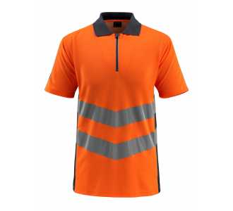 Mascot Warnschutz Polo-Shirt MURTON SAFE SUPREME 50130 Gr. 2XL hi-vis orange/schwarzblau
