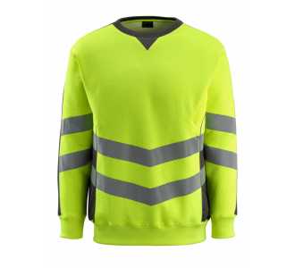 Mascot Warnschutz Sweatshirt WIGTON SAFE SUPREME moderne Passform 50126 Gr. 2XL warngelb/dunkelanthrazit