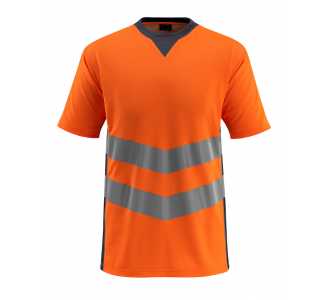 Mascot Warnschutz T-Shirt SANDWELL SAFE SUPREME 50127 Gr. 2XL warnorange/schwarzblau