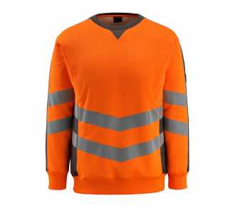 Mascot Warnsweatshirt SAFE SUPREME Wigton Gr. L hi-vis orange/dunkelanthrazit