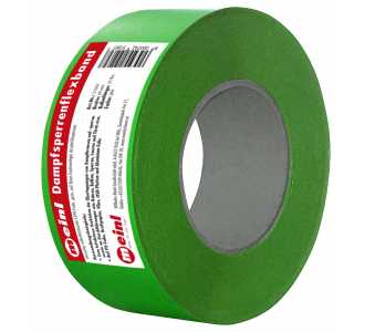 Dampfsperrenflexband grün, 60 mm x 25 m, Folie