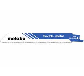 Metabo 100 Säbelsägeblätter "flexible metal" 150 x 0,9 mm, BiM, 1,8 mm/ 14 TPI