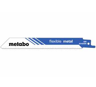 Metabo 2 Säbelsägeblätter "flexible metal" 150 x 0,9 mm, BiM, 1,4 mm/ 18 TPI