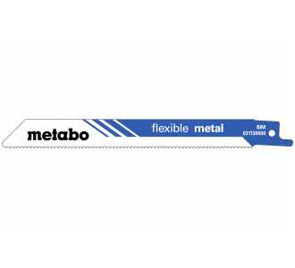 Metabo 2 Säbelsägeblätter "flexible metal" 150 x 0,9 mm, BiM, 1,8 mm/ 14 TPI, gewellt / gefräst