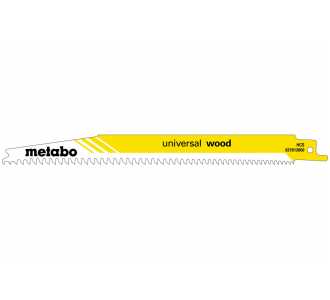 Metabo 2 Säbelsägeblätter "universal wood" 200 x 1,25 mm, HCS, progressiv