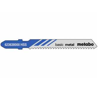 Metabo 25 Stichsägeblätter "basic metal" 51/ 2,0 mm, HSS, Type 23638