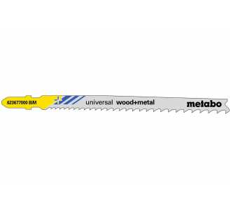 Metabo 25 Stichsägeblätter "universal wood + metal" 106 mm, progressiv, BiM, Type 23677