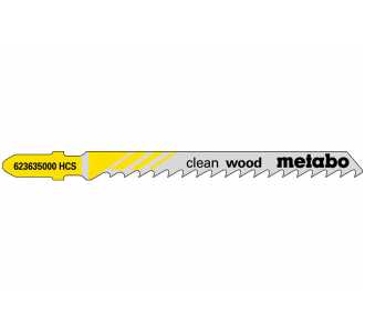 Metabo 3 Stichsägeblätter "clean wood" 74/ 4,0 mm, HCS