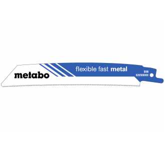 Metabo 5 Säbelsägeblätter "flexible fast metal" 150 x 0,9 mm, BiM, 1,4mm/18TPI,
