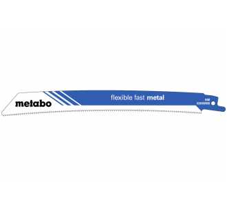 Metabo 5 Säbelsägeblätter "flexible fast metal" 225 x 0,9 mm, BiM, 1,8mm/14TPI,