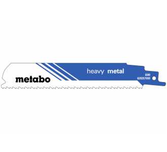 Metabo 5 Säbelsägeblätter "heavy metal" 150 x 1,1 mm, 2,5+3,2 mm/ 8+10 TPI