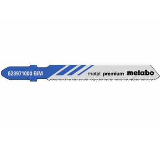 Metabo 5 Stichsägeblätter "metal premium" 51/ 1,2 mm, BiM