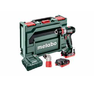 Metabo Akku-Bohrschrauber PowerMaxx BS 12 BL Q Pro, incl. 2x Akku LiHD, Ladegerät, Zubehör, metaBOX