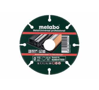 Metabo Diamanttrennscheibe 115x1,3x22,23mm, MUP, Metall/Universal professional