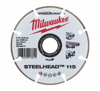 Milwaukee Diamant-Trennscheibe DH STEELHEAD 115 mm