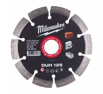 Milwaukee Diamanttrennscheibe DUH 125 mm für harte Materialien