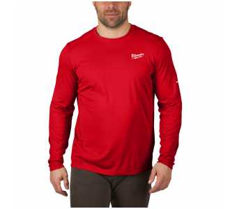 Milwaukee Funktions-Shirt WWLSRD-XL lang rot
