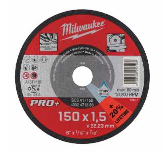 Milwaukee Metalltrennscheibe PRO+ INOX, SCS41 1 mm, 150 mm
