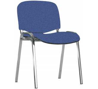 Bes.-Stuhl ISO chrom/blau
