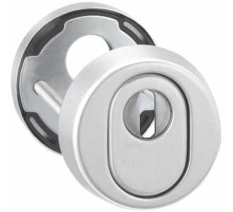 Dieckmann Haustür-Schutz-Schlüsselrosette 7156,PZ,RH15,edelstahl